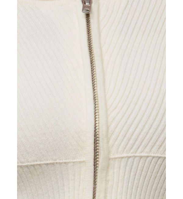 MURUA「ショルダーストラップダブルZIPニット」|ニット・セーター|