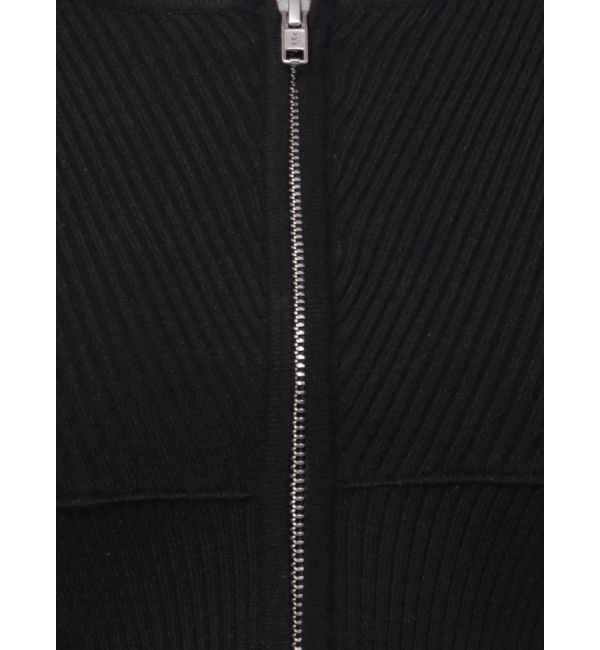 MURUA「ショルダーストラップダブルZIPニット」|ニット・セーター|