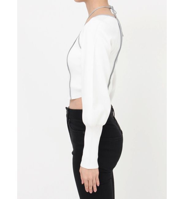 MURUA「【Kappa】トリミングリボンネックニット」|ニット・セーター|