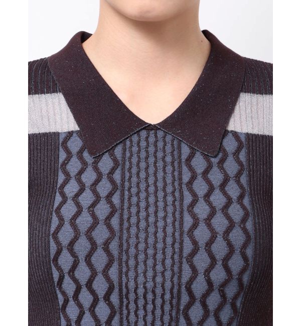 MURUA「シアーケーブルハーフニット」|ニット・セーター|