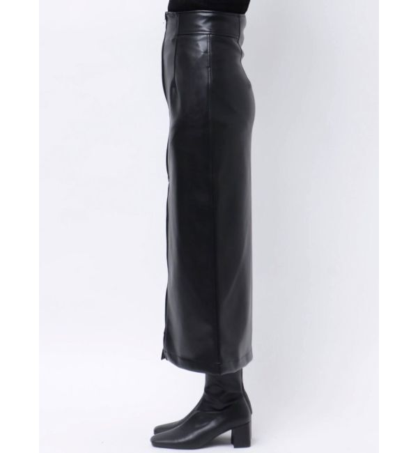 MURUA「マルチウェイナローフェイクレザースカート」|スカート|
