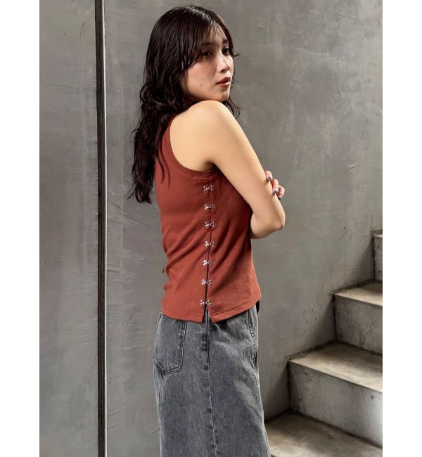 MURUA「サイドホックリブカットソー」|Tシャツ・カットソー|