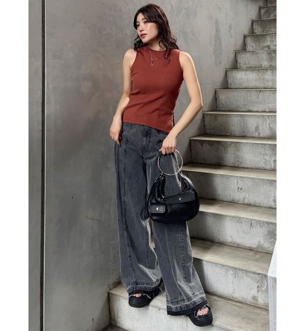 MURUA「サイドホックリブカットソー」|Tシャツ・カットソー|