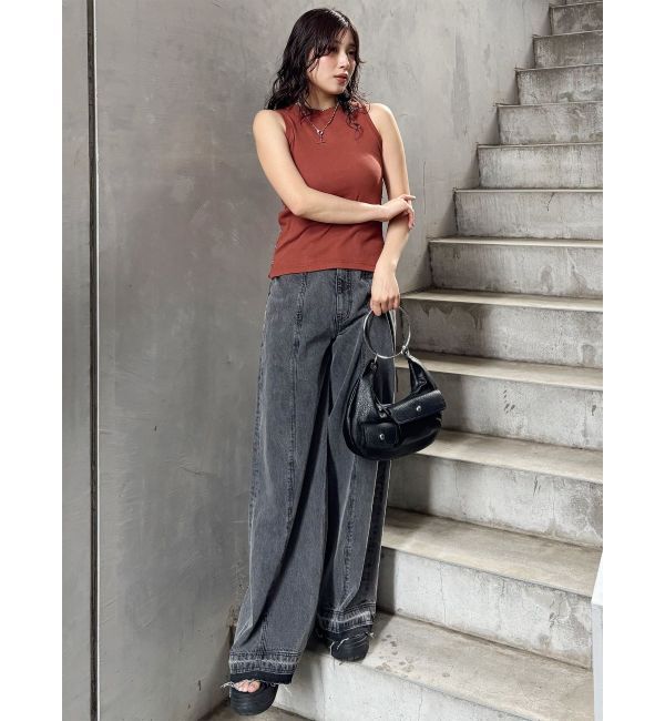 MURUA「サイドホックリブカットソー」|Tシャツ・カットソー|