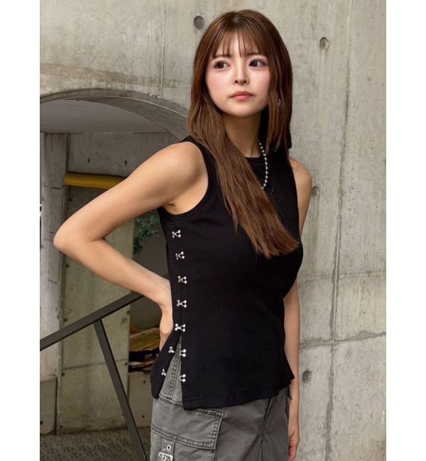 MURUA「サイドホックリブカットソー」|Tシャツ・カットソー|