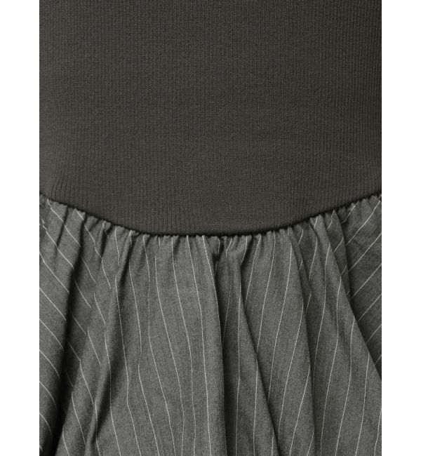 MURUA「ピンストライプバルーントップス」|ワンピース|