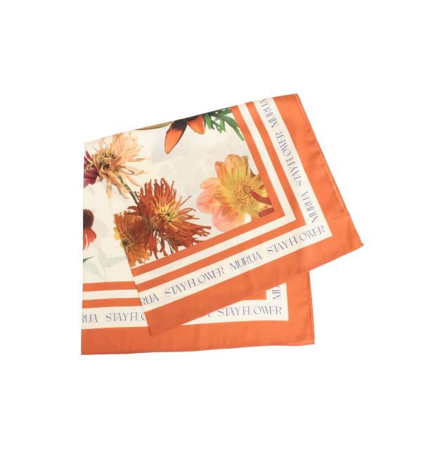 MURUA「【MURUA&times;STAYFLOWER】フラワーデザインスカーフ」|その他|