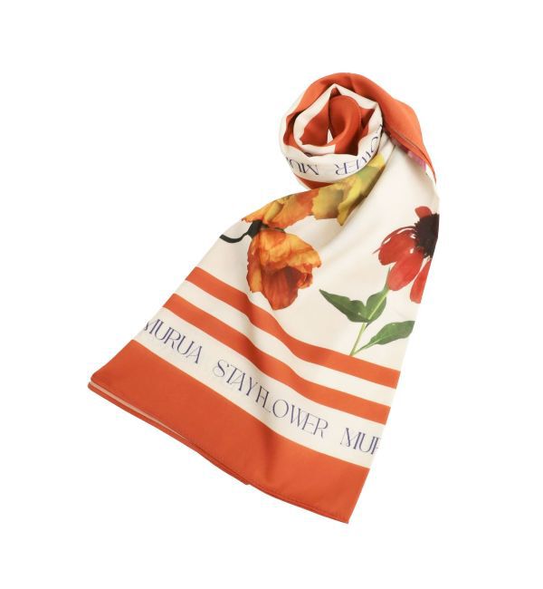 MURUA「【MURUA&times;STAYFLOWER】フラワーデザインスカーフ」|その他|