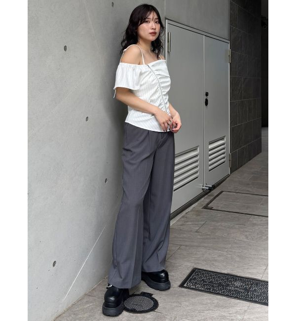 MURUA「チェーンベルトサスペンダーパンツ」|その他|