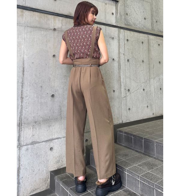 MURUA「チェーンベルトサスペンダーパンツ」|その他|