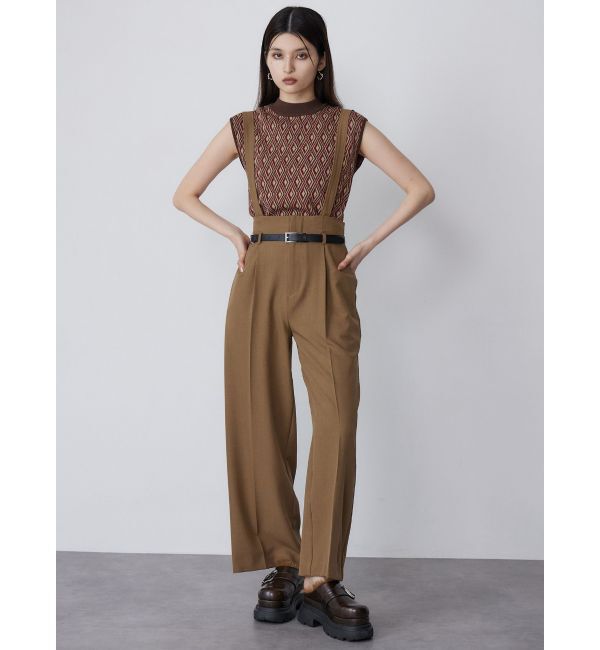 MURUA「チェーンベルトサスペンダーパンツ」|その他|