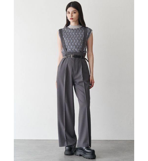 MURUA「チェーンベルトサスペンダーパンツ」|その他|