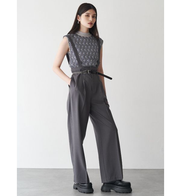 MURUA「チェーンベルトサスペンダーパンツ」|その他|