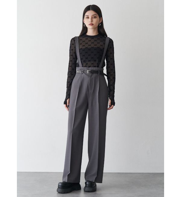 MURUA「チェーンベルトサスペンダーパンツ」|その他|