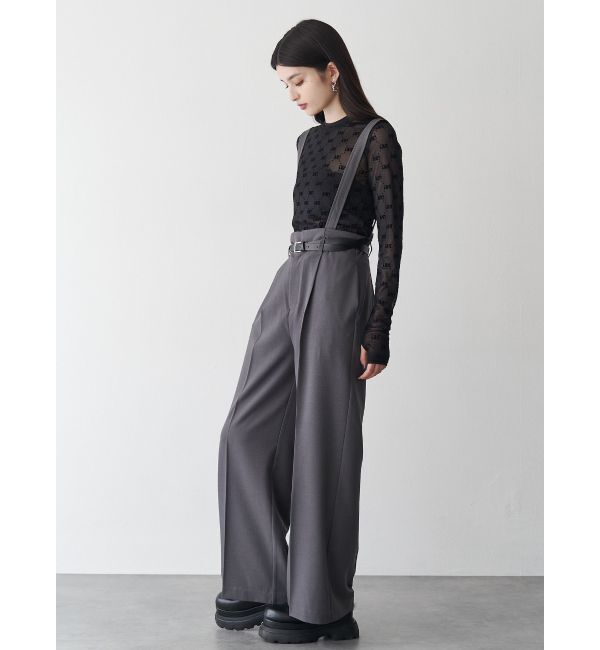 MURUA「チェーンベルトサスペンダーパンツ」|その他|