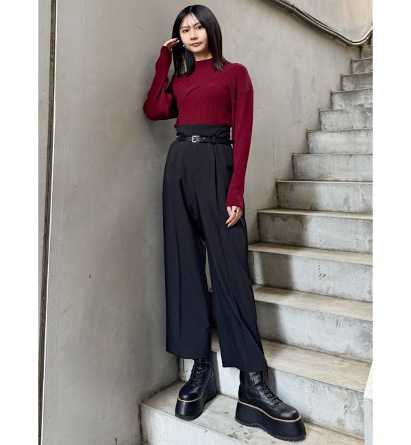 MURUA「チェーンベルトサスペンダーパンツ」|その他|