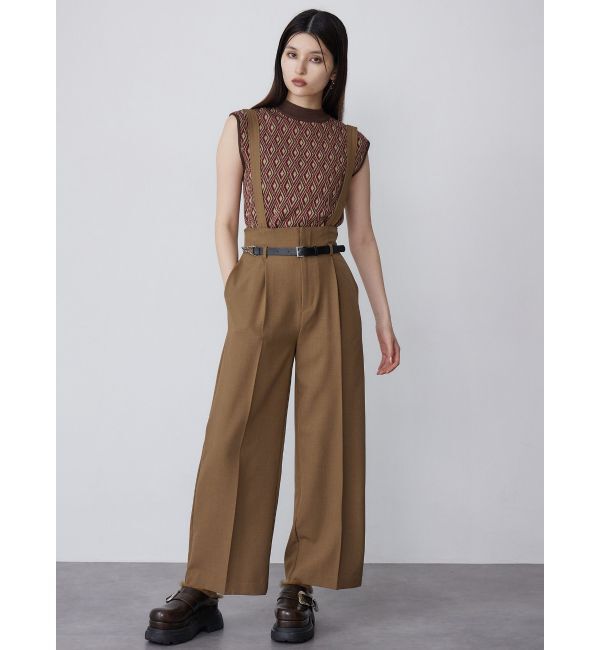 MURUA「チェーンベルトサスペンダーパンツ」|その他|