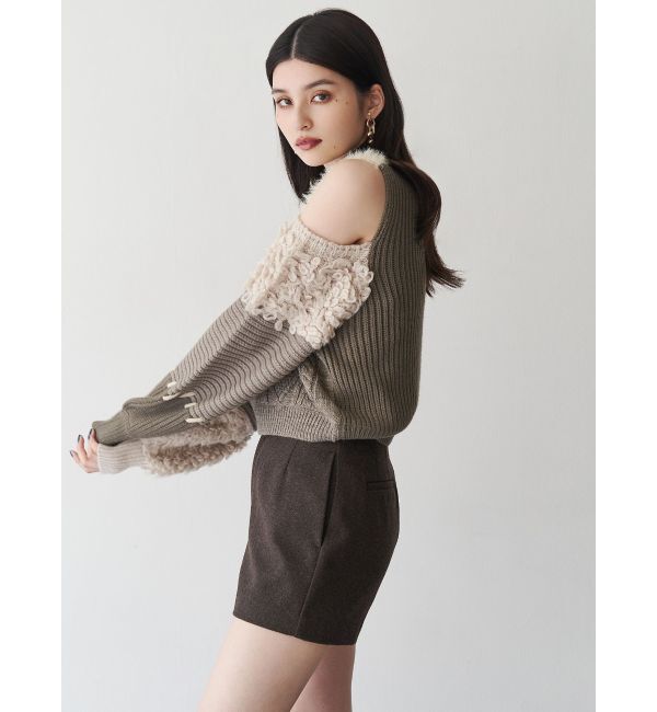 MURUA「ウールライクタックショートパンツ」|その他|