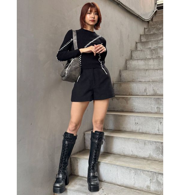 MURUA「ウールライクタックショートパンツ」|その他|