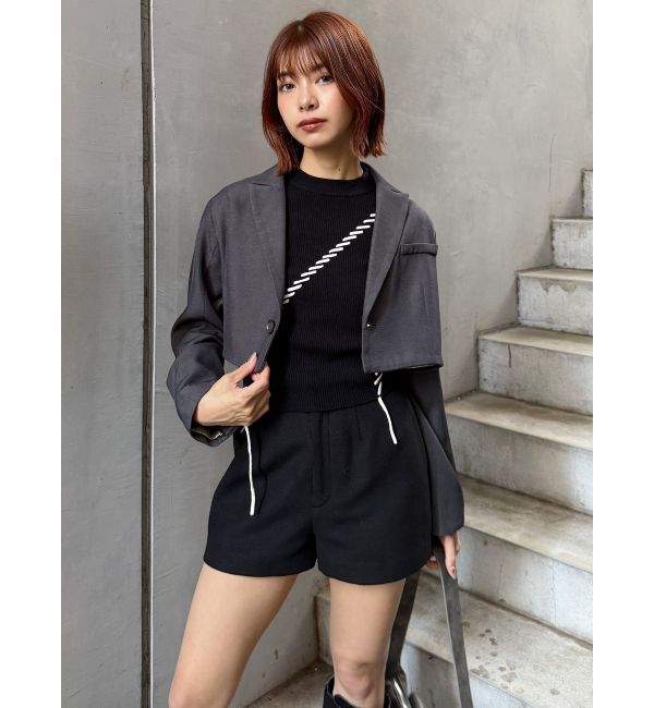 MURUA「ウールライクタックショートパンツ」|その他|