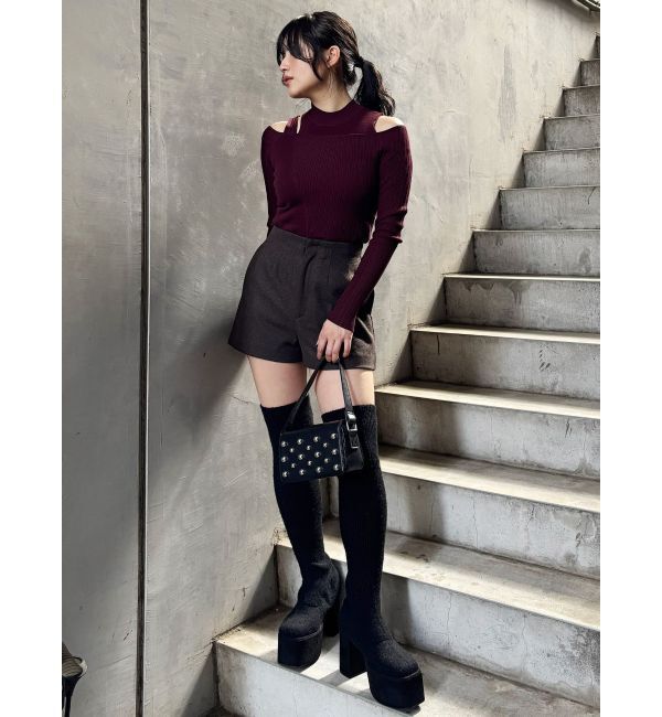 MURUA「ウールライクタックショートパンツ」|その他|