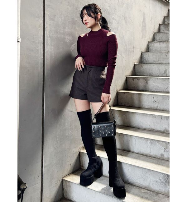 MURUA「ウールライクタックショートパンツ」|その他|