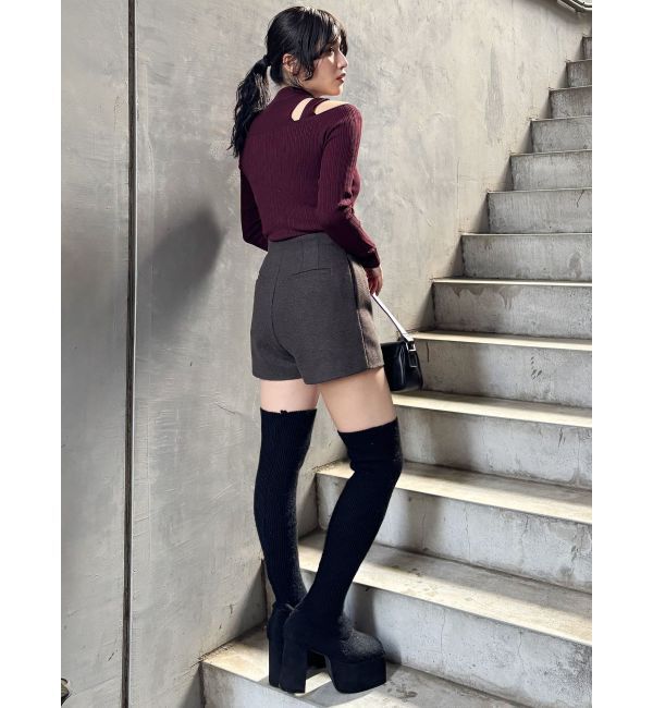 MURUA「ウールライクタックショートパンツ」|その他|