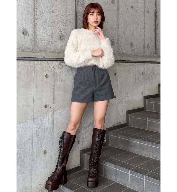 MURUA「ウールライクタックショートパンツ」|その他|