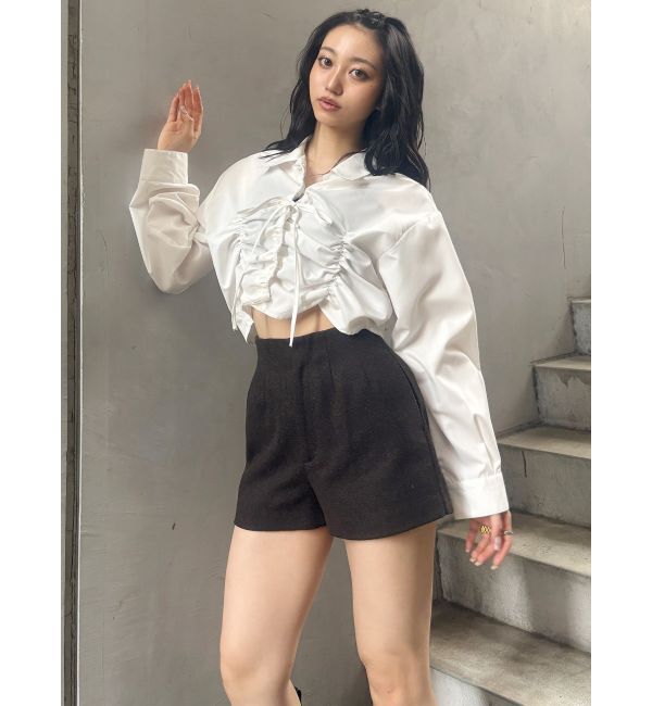 MURUA「ウールライクタックショートパンツ」|その他|