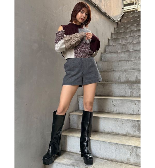 MURUA「ウールライクタックショートパンツ」|その他|