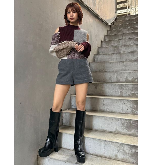 MURUA「ウールライクタックショートパンツ」|その他|