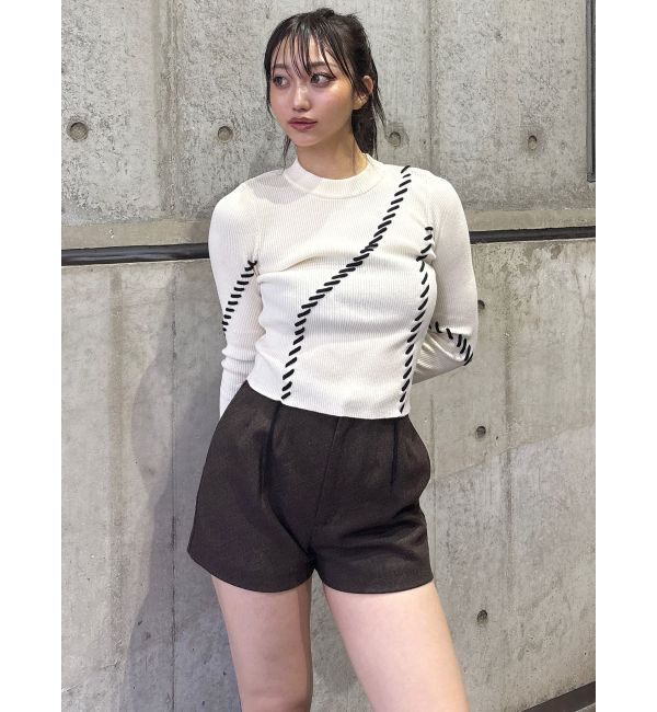 MURUA「ウールライクタックショートパンツ」|その他|