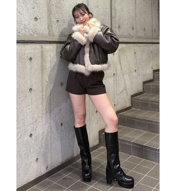 MURUA「ウールライクタックショートパンツ」|その他|