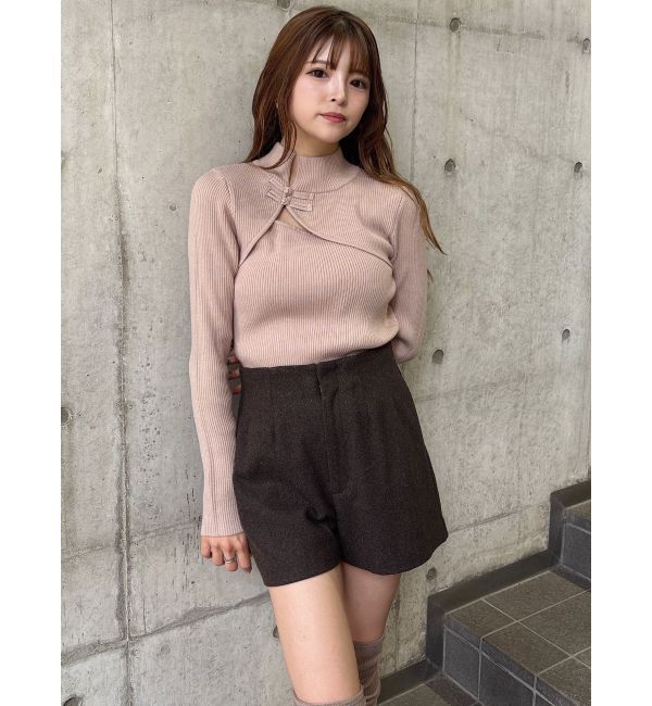 MURUA「ウールライクタックショートパンツ」|その他|