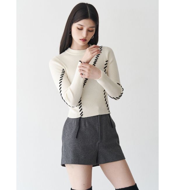 MURUA「ウールライクタックショートパンツ」|その他|