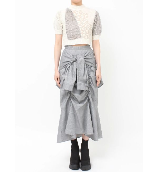 MURUA「ラップシャツロングスカート」|スカート|