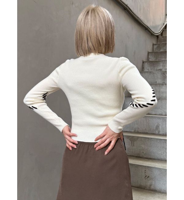 MURUA「ステッチリブニット」|ニット・セーター|