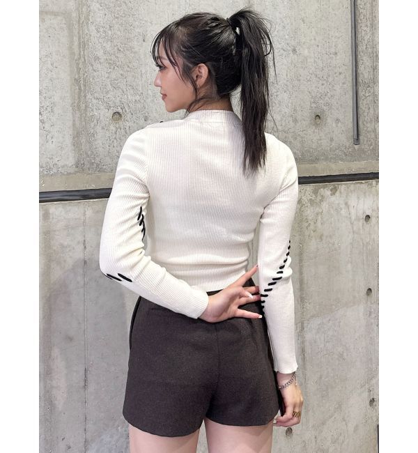 MURUA「ステッチリブニット」|ニット・セーター|