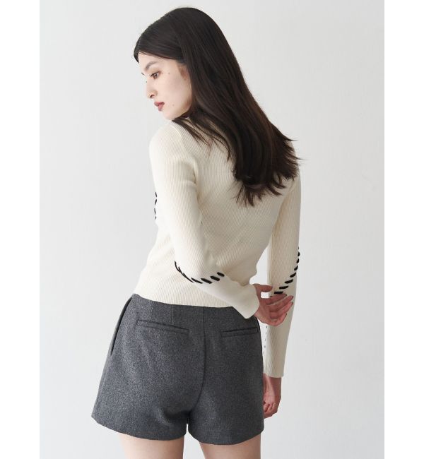 MURUA「ステッチリブニット」|ニット・セーター|