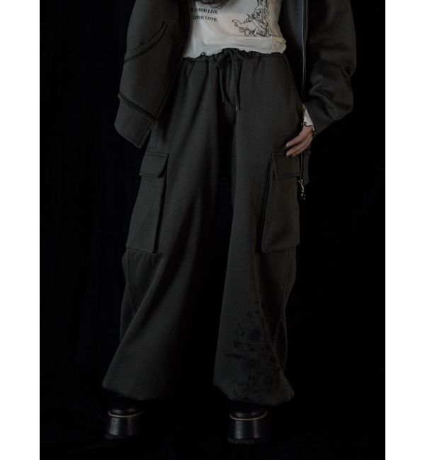MURUA「Sarah&times;MURUAスウェットカーゴパンツ」|その他|ダークグレー