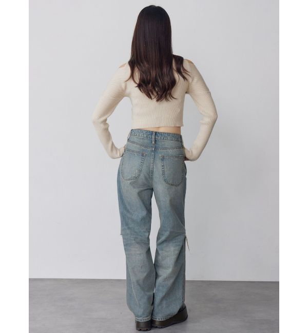 MURUA「グリンプスダメージデニム」|デニム|