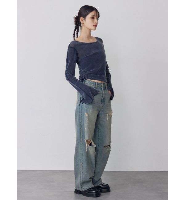 MURUA「グリンプスダメージデニム」|デニム|