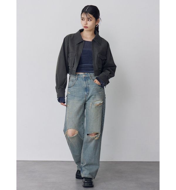 MURUA「グリンプスダメージデニム」|デニム|