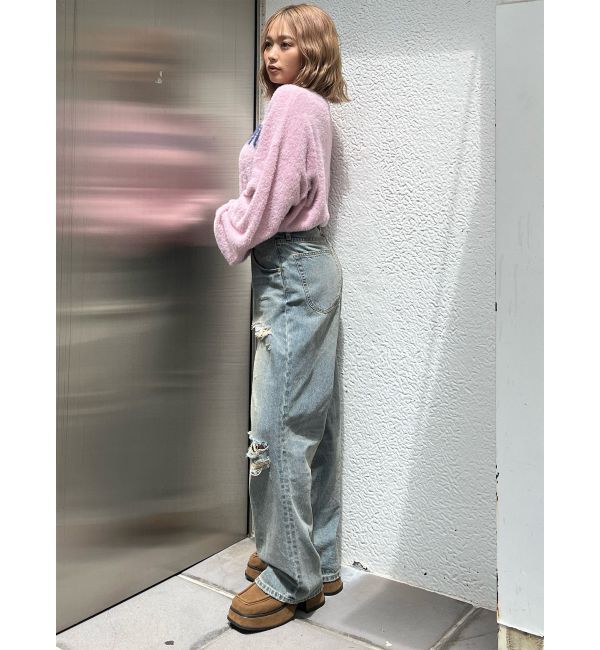 MURUA「グリンプスダメージデニム」|デニム|