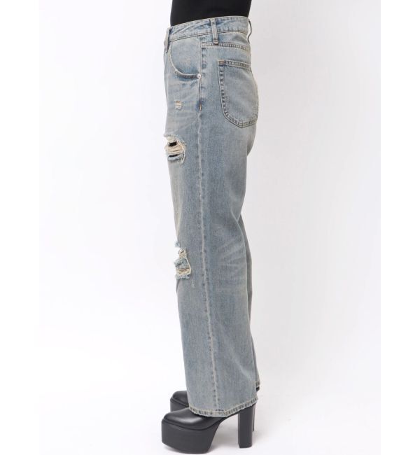 MURUA「グリンプスダメージデニム」|デニム|