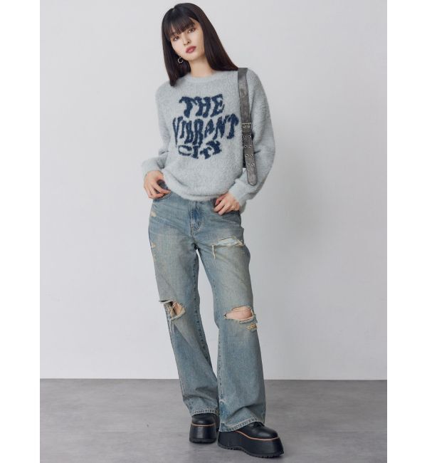 MURUA「グリンプスダメージデニム」|デニム|