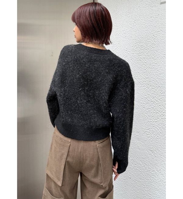 MURUA「フレーズカラーロゴニット」|ニット・セーター|