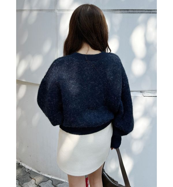 MURUA「フレーズカラーロゴニット」|ニット・セーター|