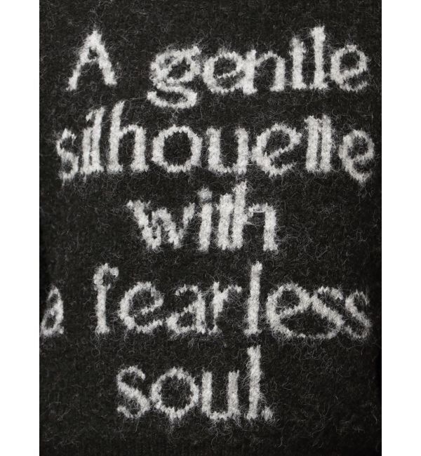 MURUA「フレーズカラーロゴニット」|ニット・セーター|