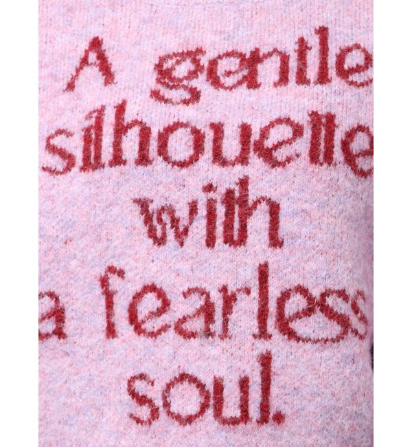 MURUA「フレーズカラーロゴニット」|ニット・セーター|